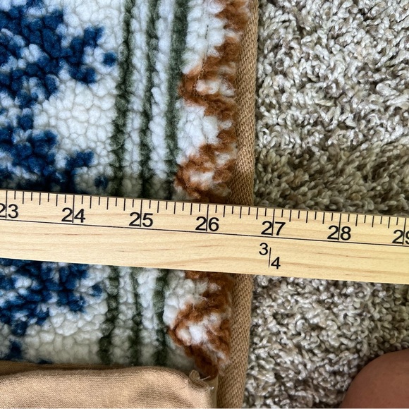 Aztec Western Cowgirl Tribal Boho oversized Shacket jacket tan women’s medium - Picture 6 of 10